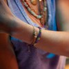 Bracelet tige heishi Pierre de lune - JANE - vue V2