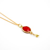 Collier pierres Corail - CATHY