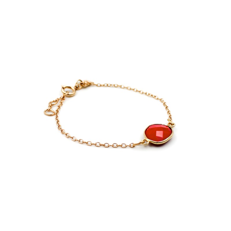 Bracelet pierres Corail - CATHY