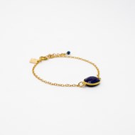 Bracelet pierres Lapis-lazuli - CATHY