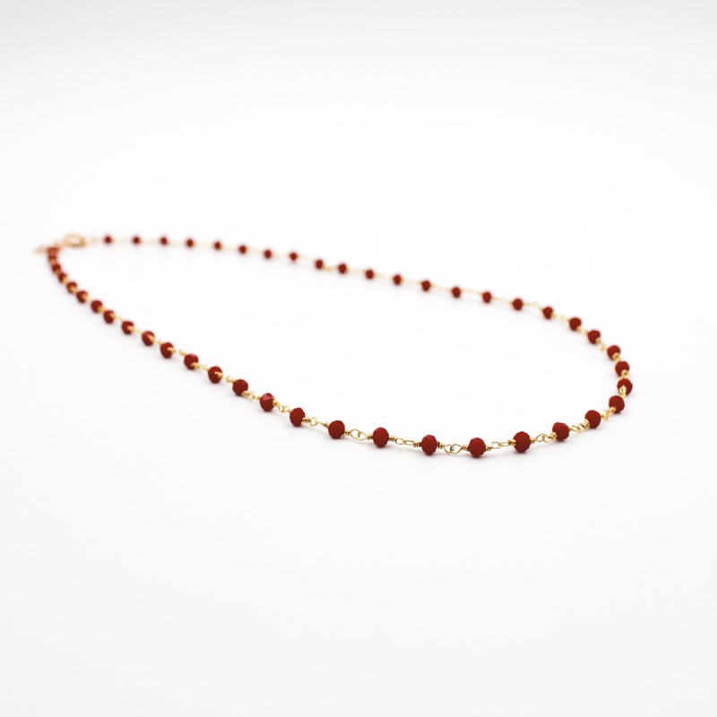 Collier perles Corail - CAROLE