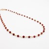 Collier perles Rhodonite - CAROLE - vue V1