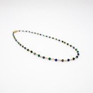 Collier perles Azurite - CAROLE