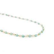 Collier perles Amazonite - CAROLE