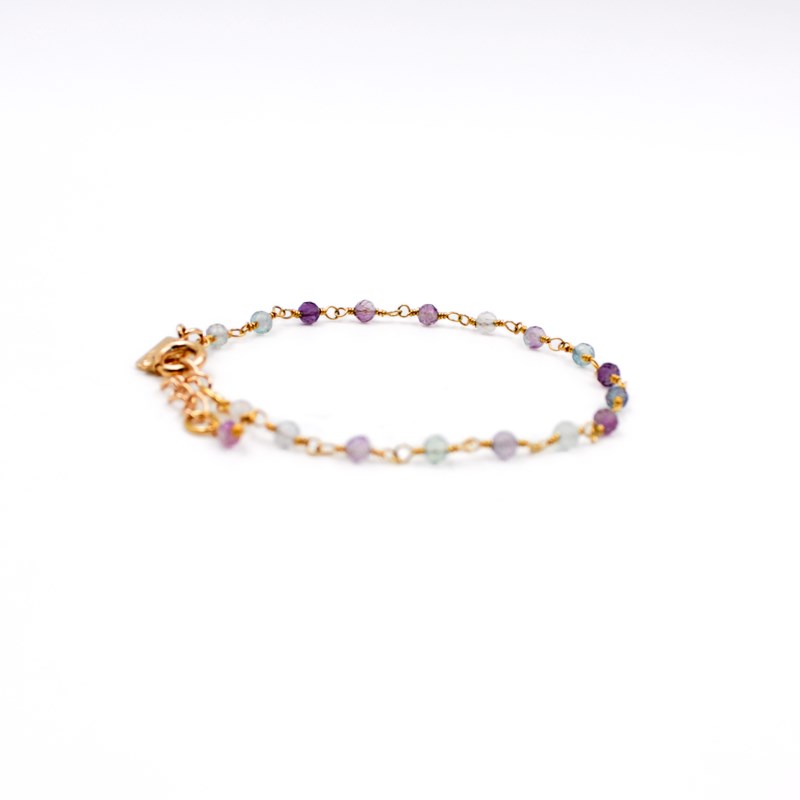 Bracelet perles Fluorite - CAROLE