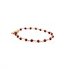 Bracelet perles Rhodonite - CAROLE - vue V1