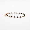 Bracelet perles Onyx noir - CAROLE - vue V1