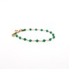 Bracelet perles Onyx vert - CAROLE - vue V1