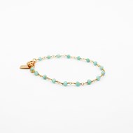 Bracelet perles Amazonite - CAROLE