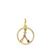 Pendentif Médaille Or 18 Carats 750 Jaune - Constellation Zodiaque Cancer - Chaine Offerte - vue V1