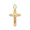 Pendentif  - Médaille Christ sur la Croix Or 18 Carats 750 Jaune - Chaines Offertes - vue V1