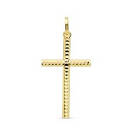 Pendentif - Médaille Croix Or 18 Carats 750 Jaune - Chaine Offerte