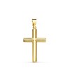 Pendentif - Médaille Croix Or 18 Carats 750 Jaune - Chaine Offerte - vue V1