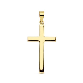 Pendentif - Médaille Croix Or 18 Carats 750 Jaune - Chaine Offerte