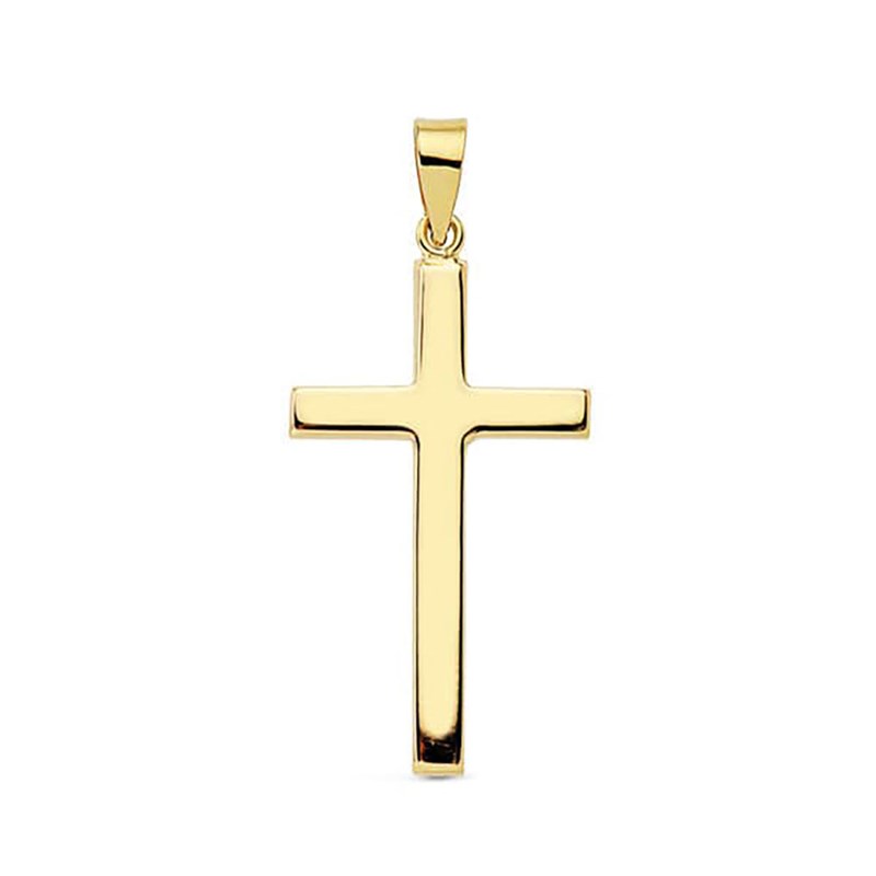 Pendentif - Médaille Croix Or 18 Carats 750 Jaune - Chaine Offerte