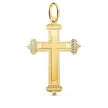 Pendentif - Médaille Croix Or 18 Carats 750 Jaune - Chaines Offertes