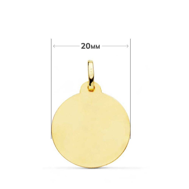 Médaille Or 18 Carats 750 Jaune Saint Christophe 20mm - Chaînes et Gravure Offertes - vue 3