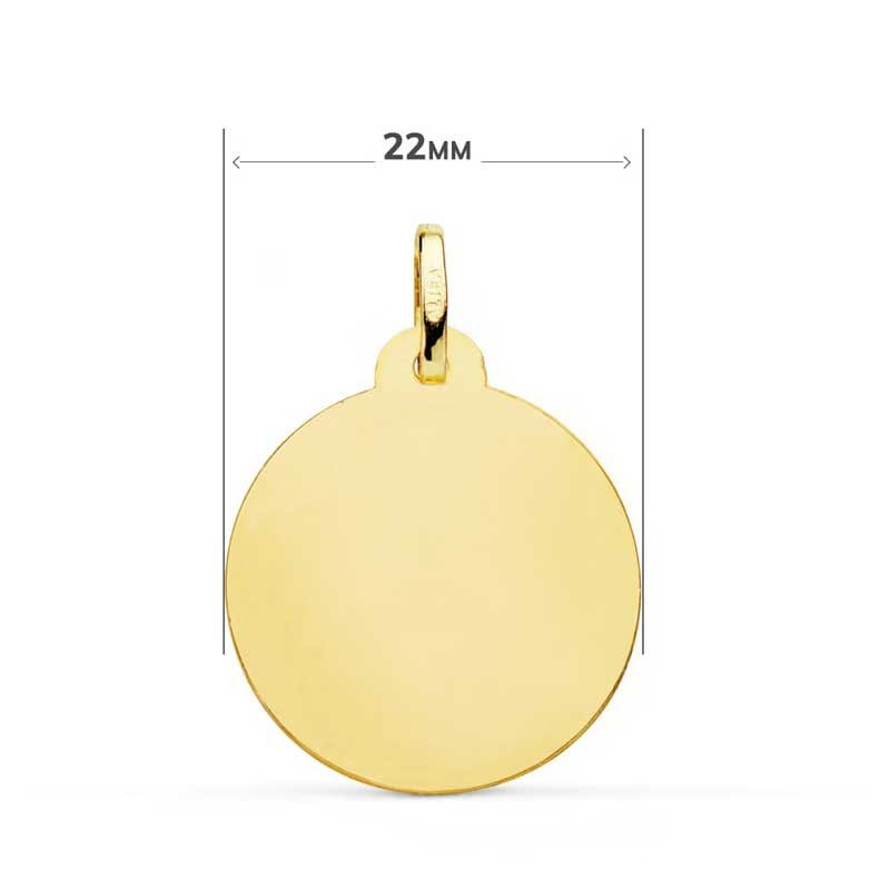 Médaille Or 18 Carats 750 Jaune Saint Christophe 22mm - Chaînes et Gravure Offertes - vue 3