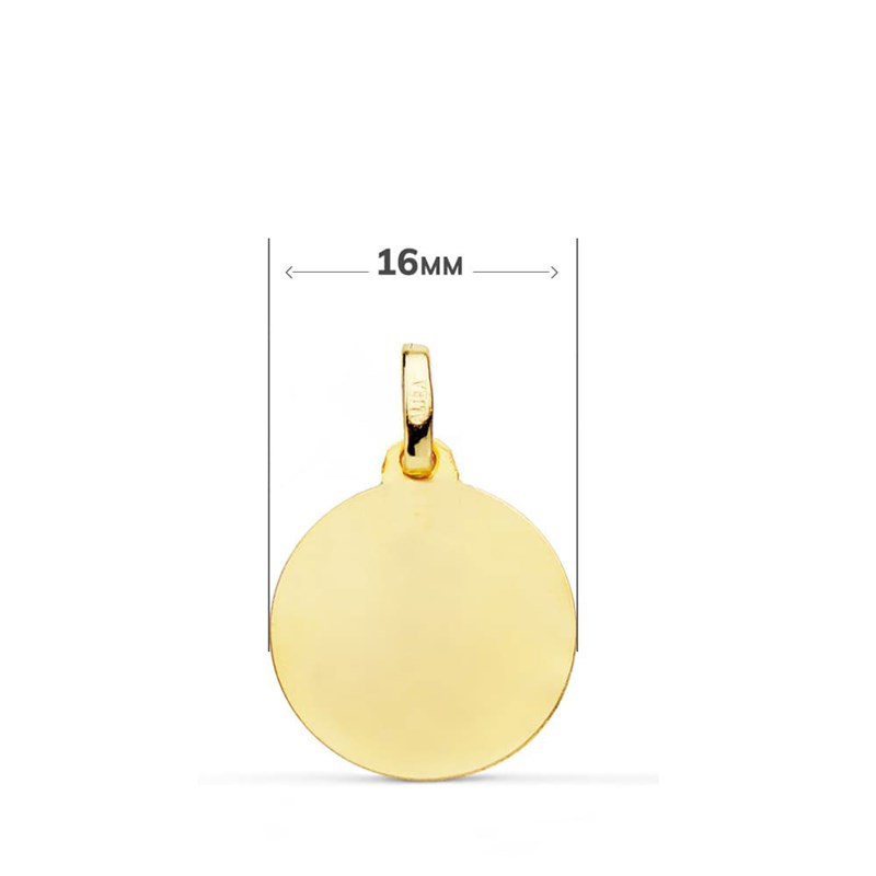 Médaille Or 18 Carats 750 Jaune Saint Michel 16mm - Chaînes et Gravure Offertes - vue 4