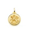 Médaille Or 18 Carats 750 Jaune Saint Georges 24mm - Chaînes et Gravure Offertes - vue V1