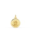Médaille Or 18 Carats 750 Jaune Saint Christophe 12mm - Chaîne et Gravure Offertes - vue V1