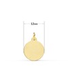 Médaille Or 18 Carats 750 Jaune Saint Christophe 12mm - Chaîne et Gravure Offertes - vue V4