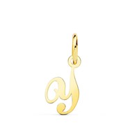 Pendentif Lettre 'Y' Or 750 Jaune - Chaine Offerte