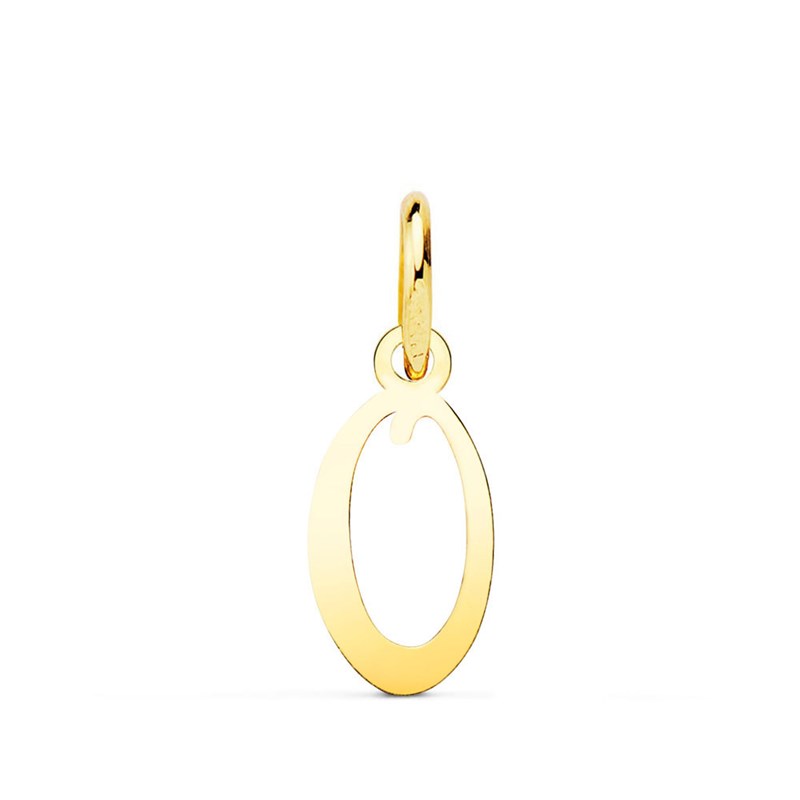 Pendentif Lettre 'O' Or 750 Jaune - Chaine Offerte