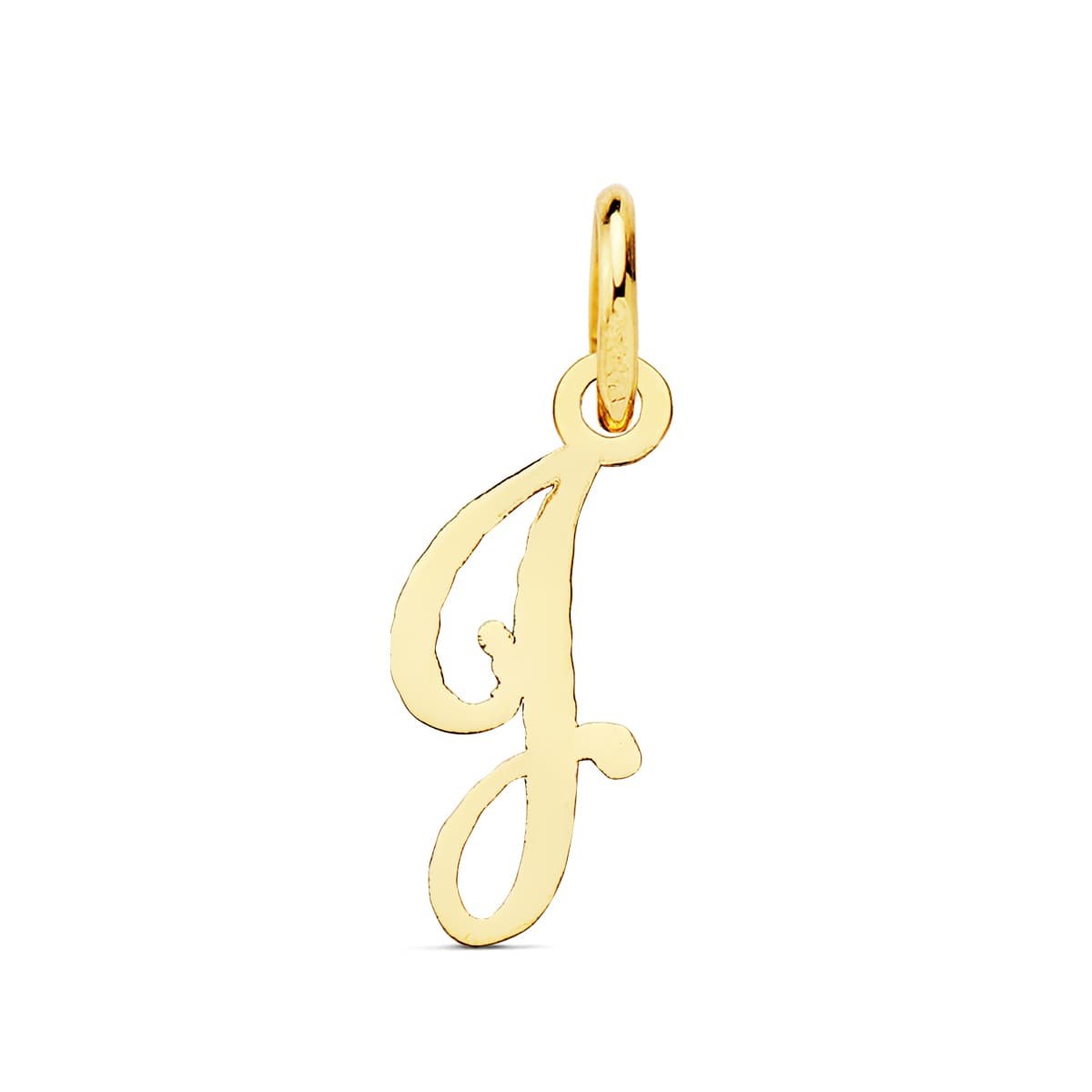 Pendentif Lettre 'J' Or 750 Jaune - Chaine Offerte