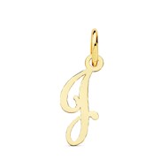 Pendentif Lettre 'J' Or 750 Jaune - Chaine Offerte