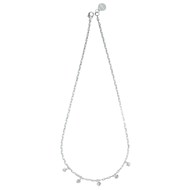 collier trèfles plaqué argent - LÉON