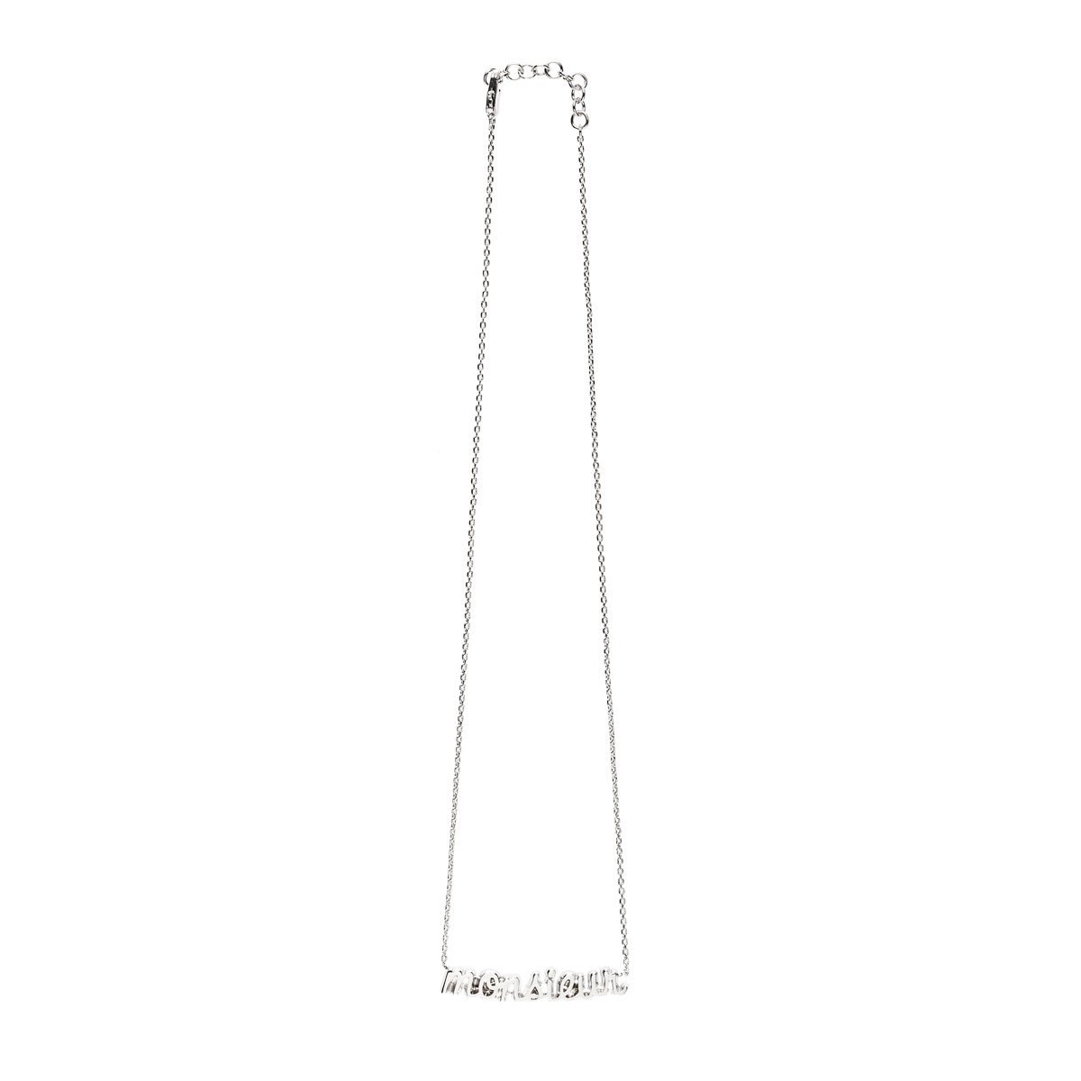 collier monsieur plaqué argent - MADAME MONSIEUR - vue 4