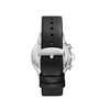 TYLER - Montre Homme - Analogique Mouvement Multifonction - Boitier rond en métal - Bracelet en cuir italien marron - vue V4