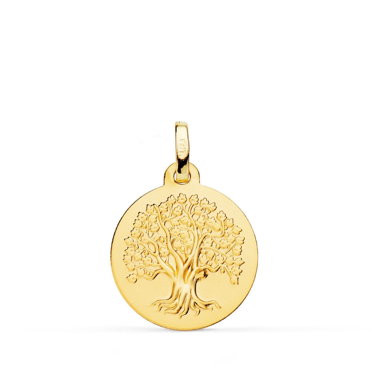 Pendentif - Médaille Arbre de Vie Or Jaune - Chaine Offerte