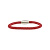 Bracelet Corde Tressé Rouge Foncé - vue V1