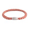 Bracelet Homme Cordon Rouge Et Beige - vue V1