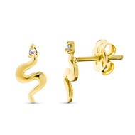 Boucles d'Oreilles Or Jaune - Serpents