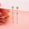 Boucles d'Oreilles Or 18 Carats 750 Jaune - Pendantes - vue V2