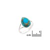 Bague turquoise, Argent 925 - vue V2