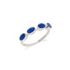 Bague lapis-lazuli, Argent 925 - vue V1