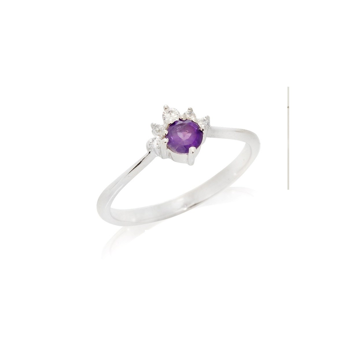 Bague améthyste, Argent 925