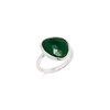 Bague aventurine, Argent 925 - vue V1