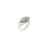 Bague aventurine, Argent 925 - vue V1