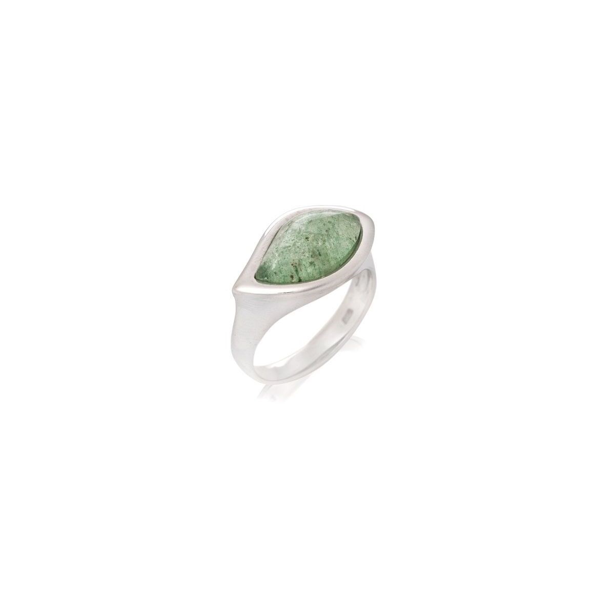Bague aventurine, Argent 925