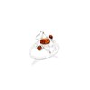 Bague ambre naturel, Argent 925 - vue V1