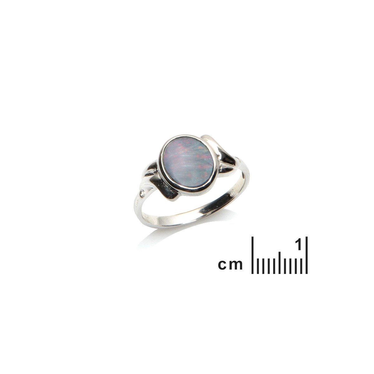 Bague opale naturel, Argent 925 - vue 2