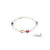 Bracelet multipierres, Argent - vue V2