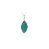 Pendentif shattuckite, Argent - vue V1