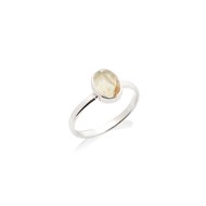 Bague préhnite, Argent 925