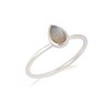 Bague labradorite, Argent 925 - vue V1
